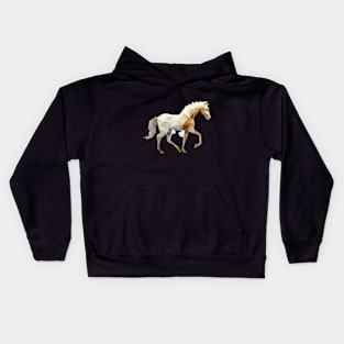 geometric horse Kids Hoodie